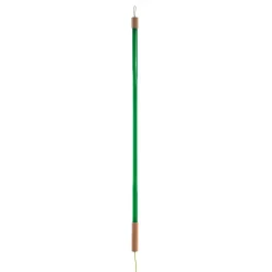 SELETTI LED-lampe Linea, grøn, trædetaljer, universal