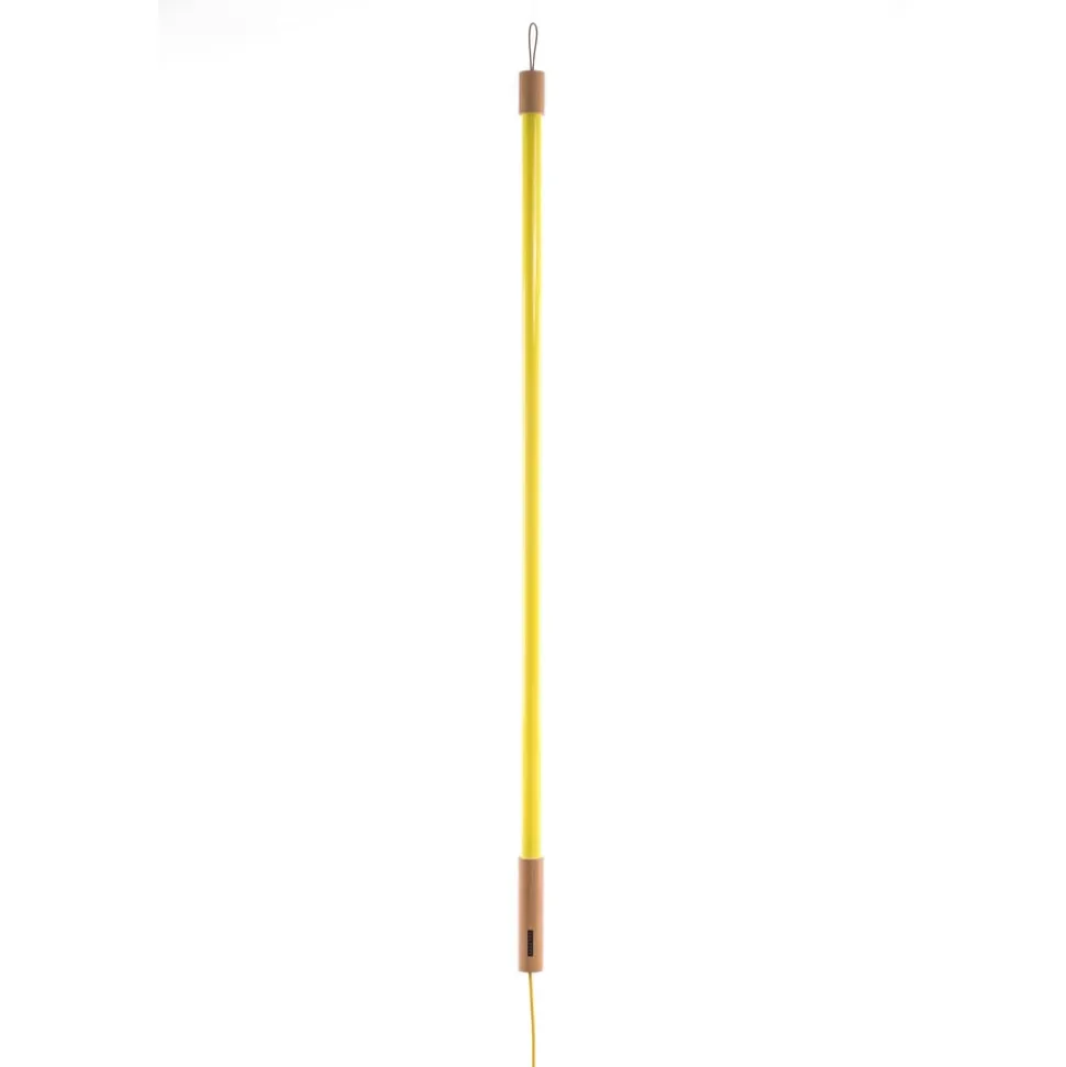 SELETTI LED-lys Linea, gul, trædetaljer, universal