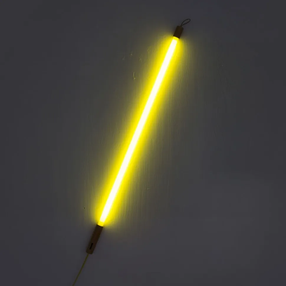 SELETTI LED-lys Linea, gul, trædetaljer, universal
