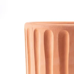 SELETTI Vase Magna Graecia Dorico, underkop, terracotta