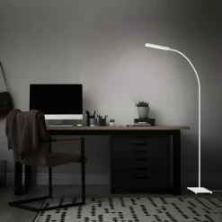 Servo LED-gulvlampe, kan dæmpes, CCT, hvid