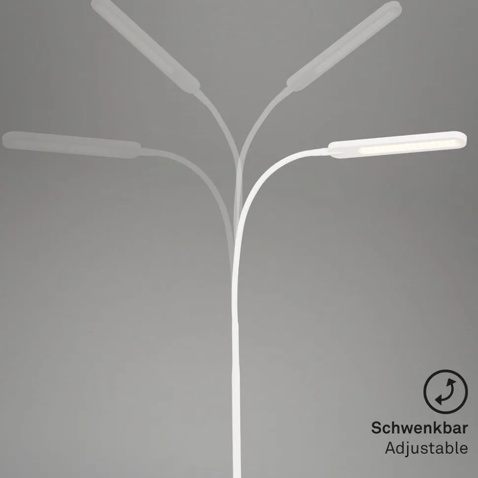 Servo LED-gulvlampe, kan dæmpes, CCT, hvid