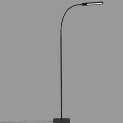 Servo LED-gulvlampe, kan dæmpes, CCT, sort