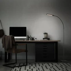 Servo LED-gulvlampe, kan dæmpes, CCT, sort