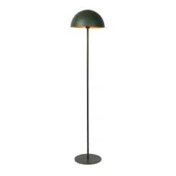 Siemon gulvlampe af stål, Ø 35 cm, grøn