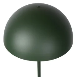 Siemon gulvlampe af stål, Ø 35 cm, grøn
