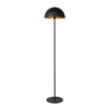 Siemon gulvlampe af stål, sort