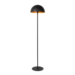 Siemon gulvlampe af stål, sort