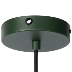 Siemon hængelampe af stål, Ø 40 cm, grøn