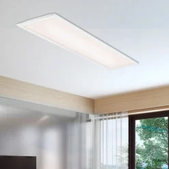 Simple LED-panel, hvidt, ultrafladt, 100 x 25 cm