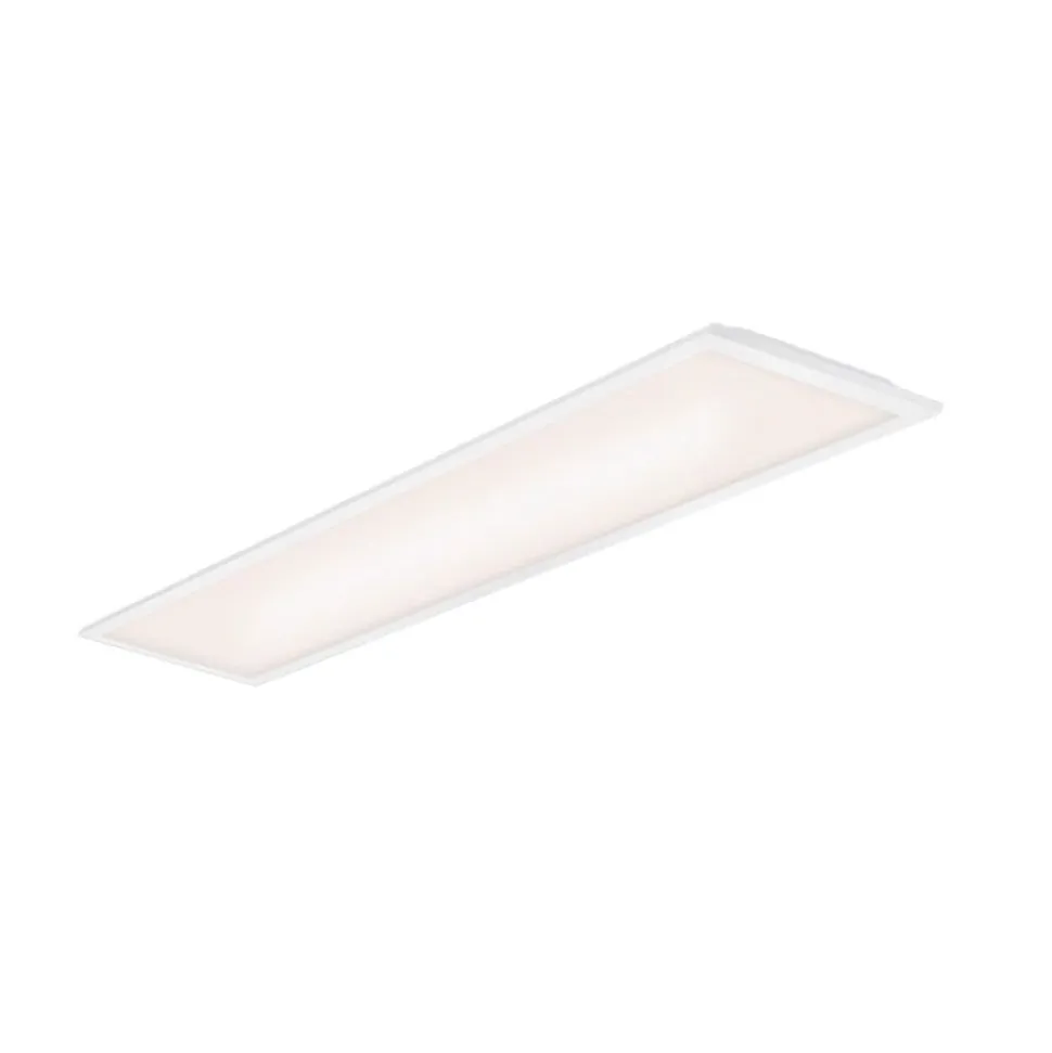 Simple LED-panel, hvidt, ultrafladt, 100 x 25 cm
