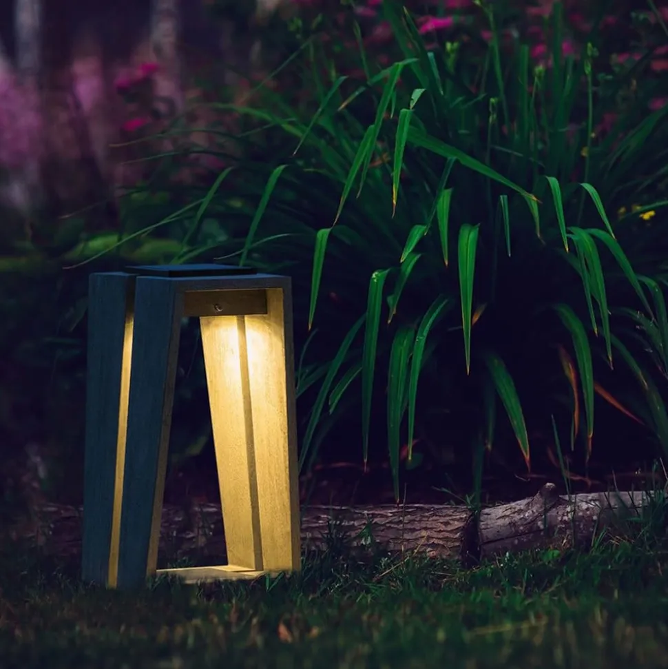 Skaal LED solcelle-lanterne med sensor, 39 cm