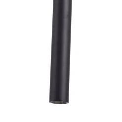 Skinne system 48V Lumaro, pendel, rørpære, 3 lyskilder, sort