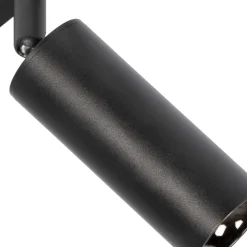 Skinne system 48V Lumaro, spots, 9 lyskilder, sort, 13,1 cm, dæmpbar