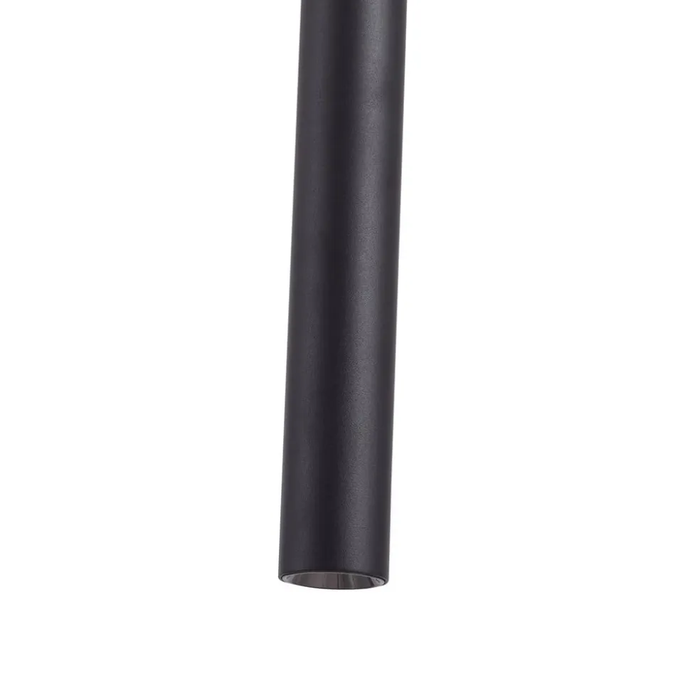 Skinnesystem 48V Lumaro, pendel, 5 lyskilder, sort, dæmpbar