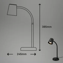 Skriva bordlampe, GU10-fatning, sort