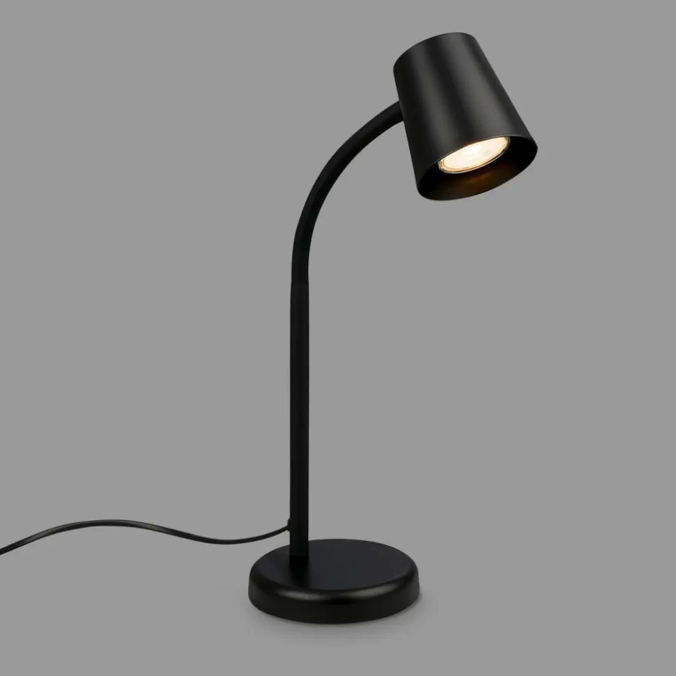 Skriva bordlampe, GU10-fatning, sort