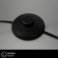 Slama gulvlampe, naturfarve, metal, søgræs, E27