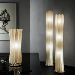 Slamp Bach gulvlampe, højde 161 cm, guld