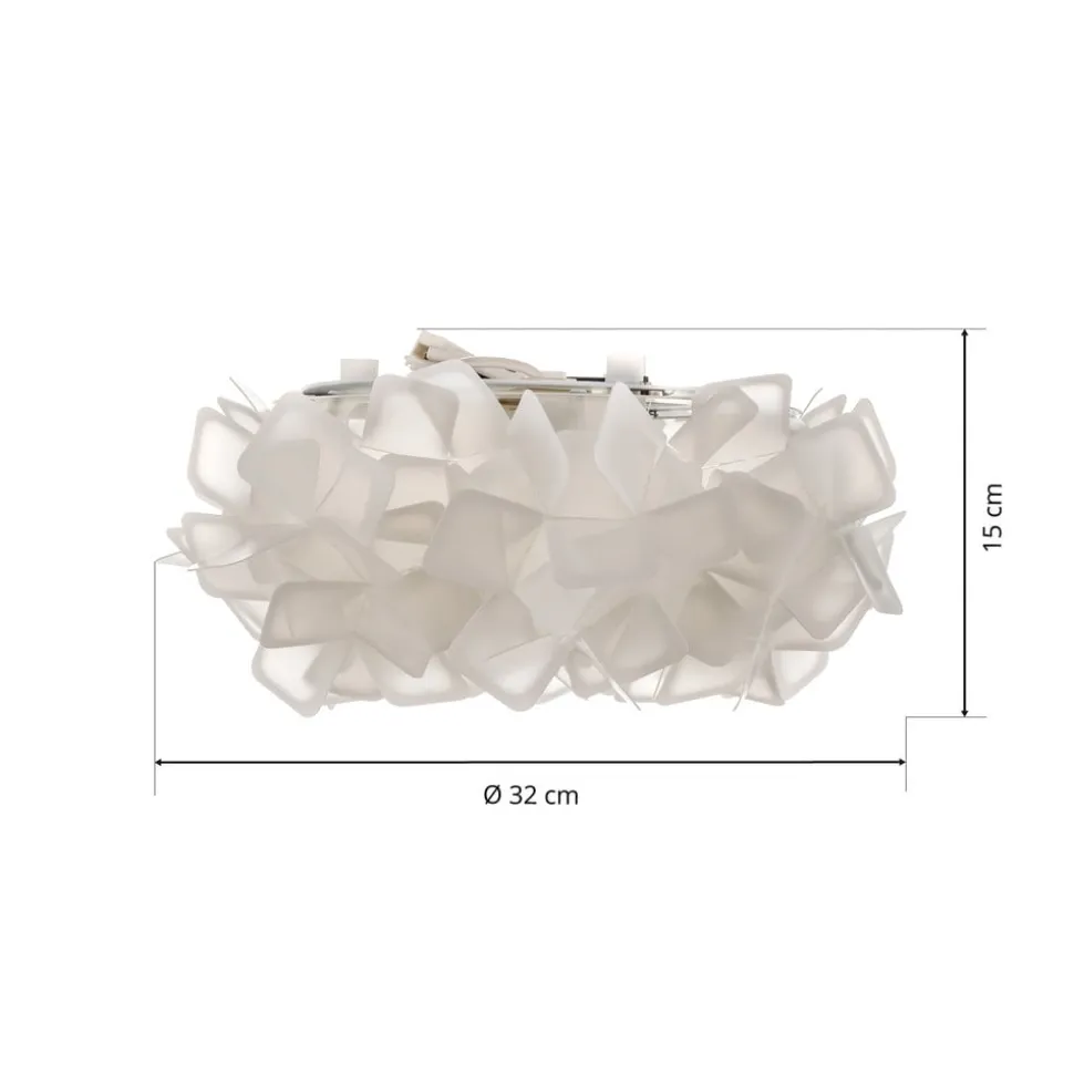 Slamp Clizia loftlampe, Ø 32 cm, hvid