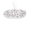 Slamp hængelampe Clizia Mama Non Mama, Ø78cm, hvid/klar