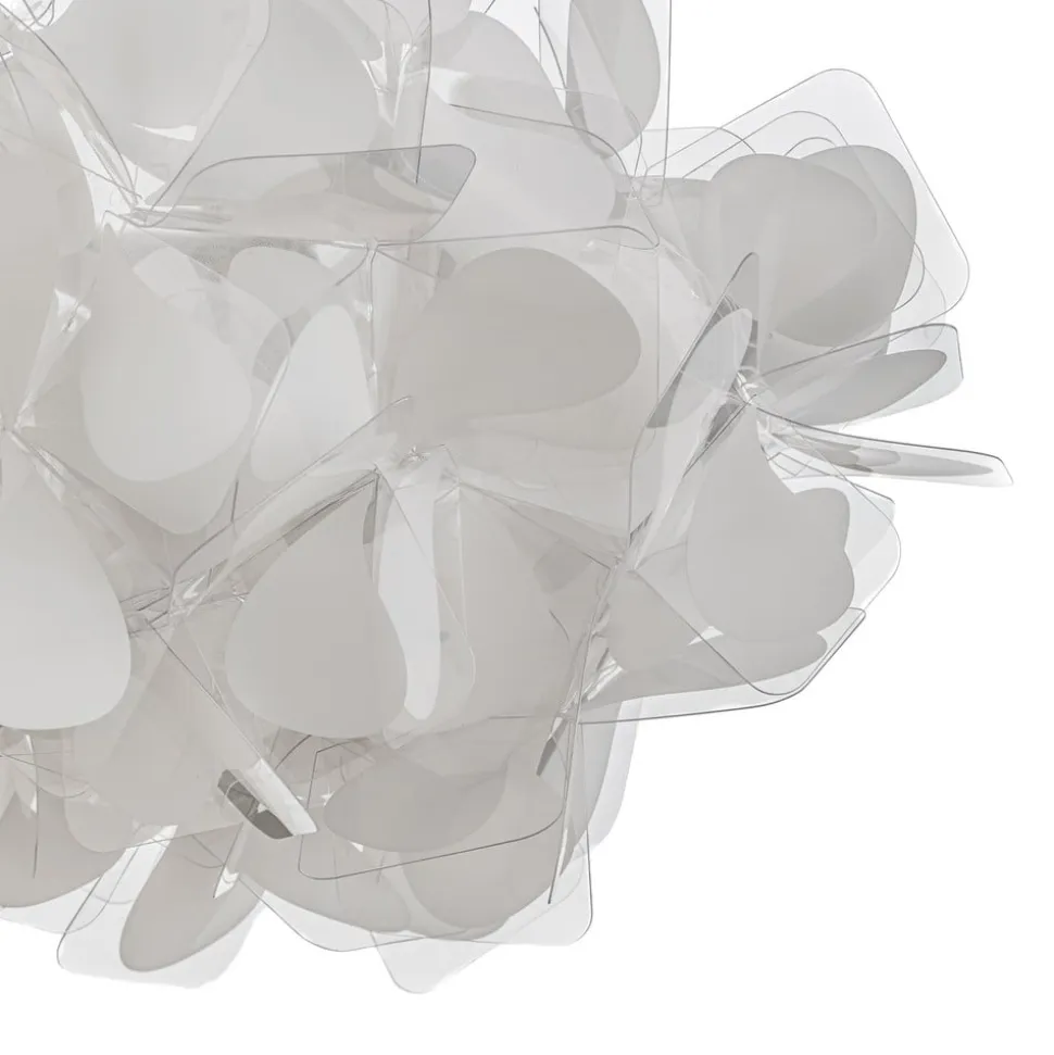 Slamp hængelampe Clizia Mama Non Mama, Ø53cm, hvid/rød
