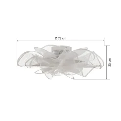 Slamp LA BELLE ÉTOILE loftlampe hvid, 73 cm