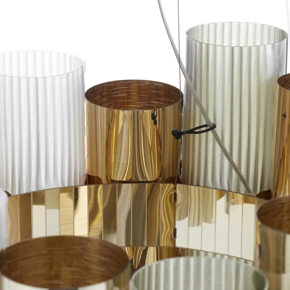Slamp La Lollo M LED-hængelampe, guld