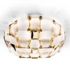 Slamp Mida væglampe, 50 cm, hvid-guld