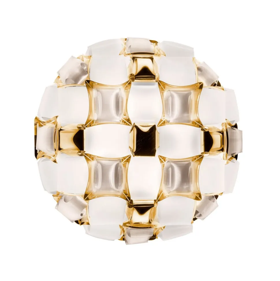 Slamp Mida væglampe, 50 cm, hvid-guld