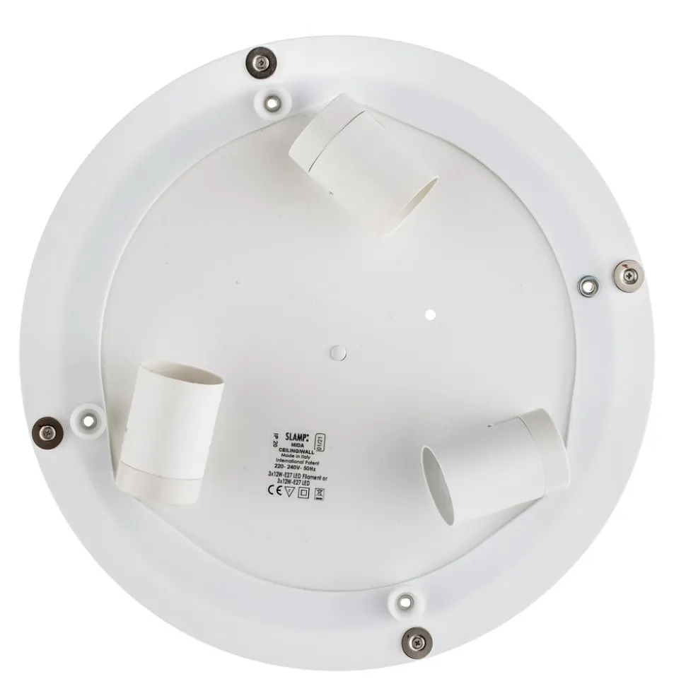 Slamp Mida væglampe, 50 cm, hvid-guld