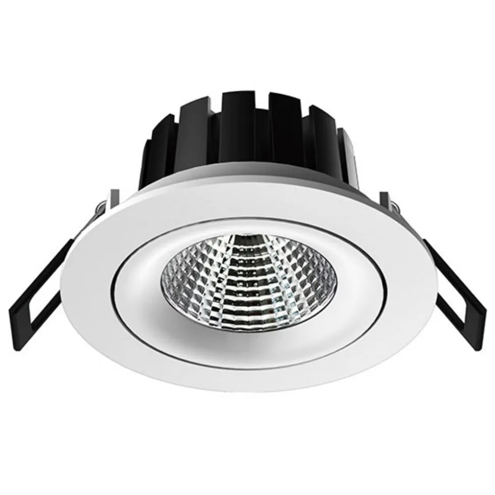 SLC DL04 LED-indbygningslampe hvid 2.700 K