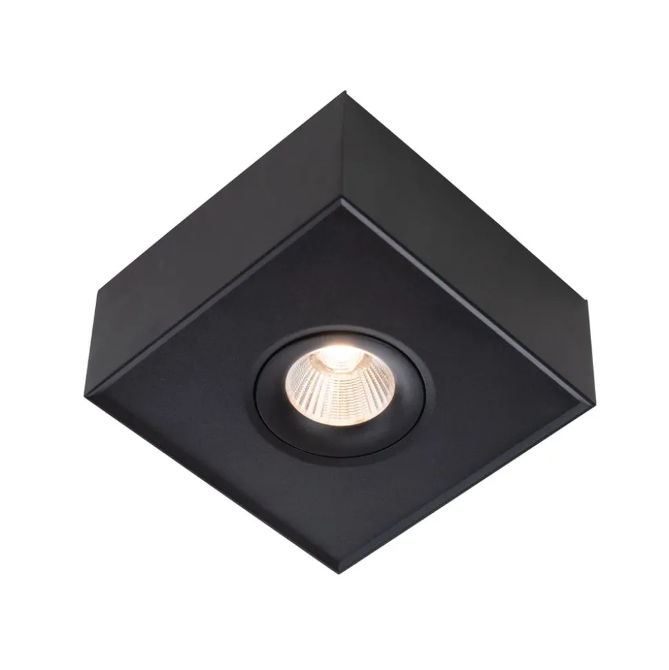SLC DL04 Surface X1 påbygningslampe 3.000 K sort