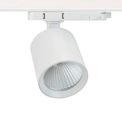 SLC LED track spot Fox, hvid, 3.000 K, 3-fase skinne