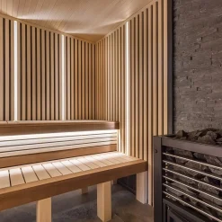 SLC LED-Strip sauna op til 105°C, 24V IP67 5m 3.000K