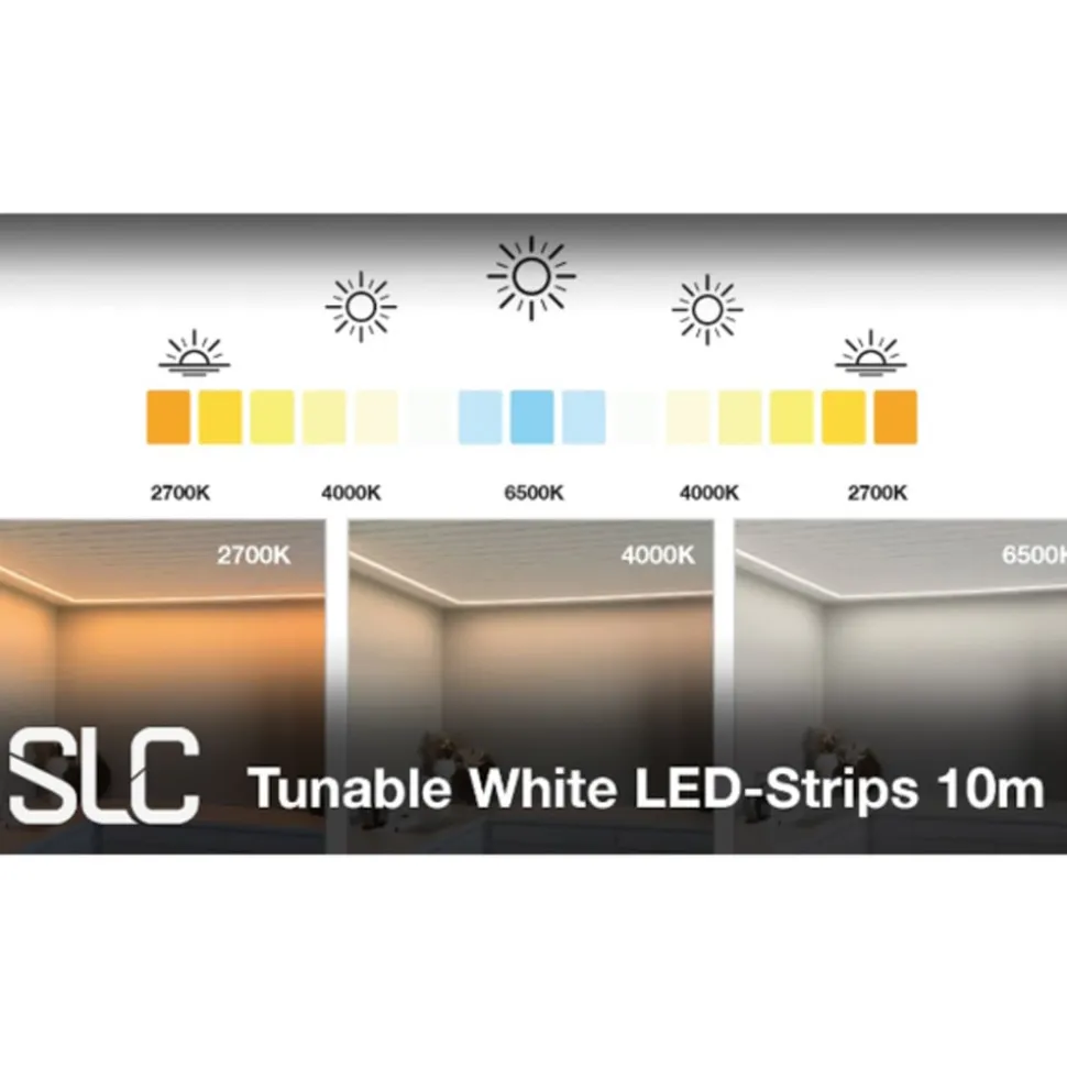 SLC LED-Strip Tunable Hvid 827-865 10m 125W IP54