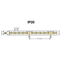 SLC LED-strip Tunable White 827-865 10m 125W IP20