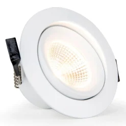 SLC One 360° LED-indbygningslampe hvid 3.000K