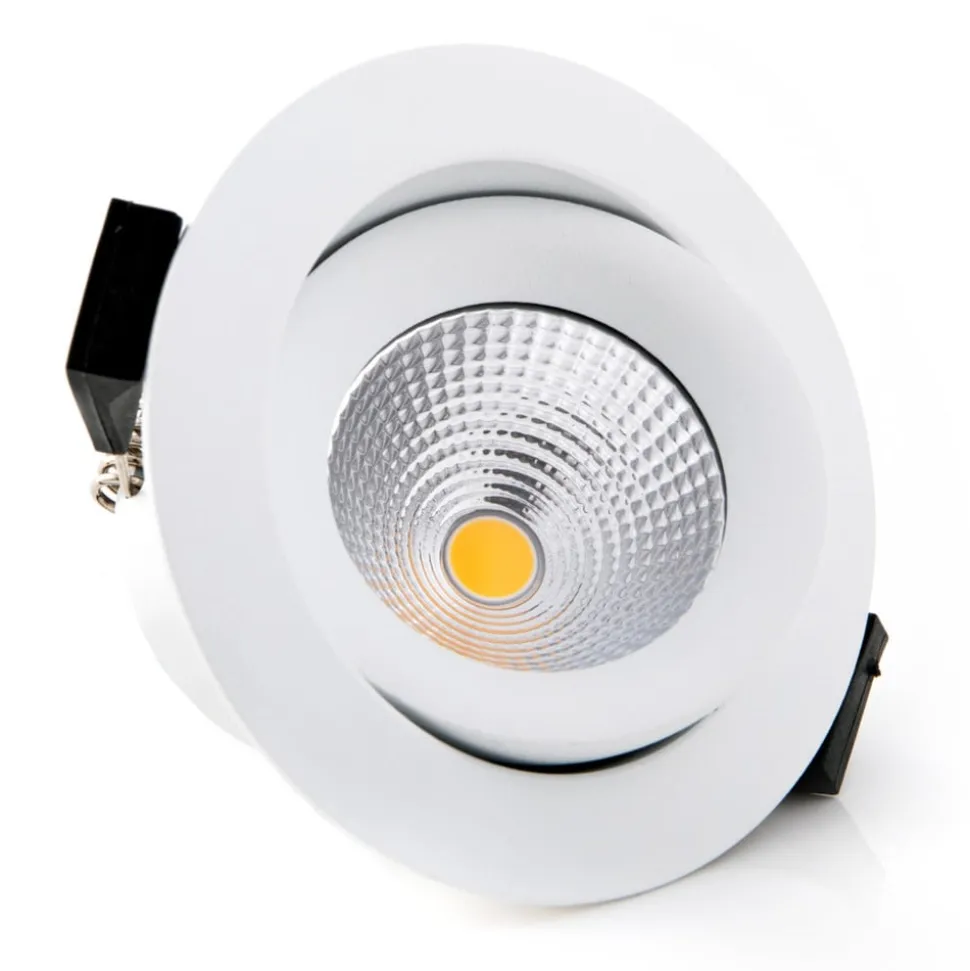 SLC One 360° LED-indbygningslampe hvid 2.700K
