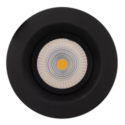 SLC One Soft LED indbygningsspot sort 3.000K
