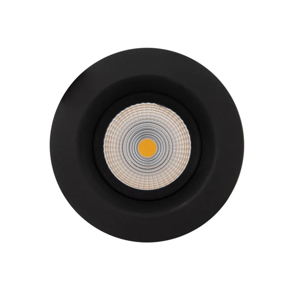 SLC One Soft LED indbygningsspot dæmp-til-varm sort