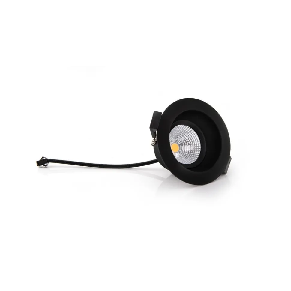 SLC One Soft LED indbygningsspot dæmp-til-varm sort