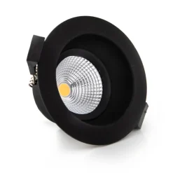 SLC One Soft LED indbygningsspot dæmp-til-varm sort