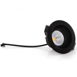 SLC One Soft LED indbygningsspot sort 2.700K