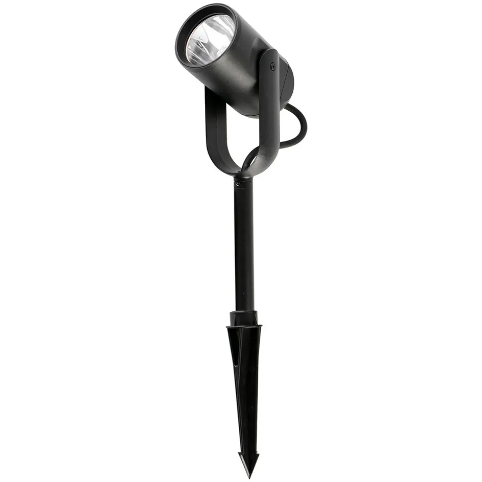 Slot LED-spot med jordspyd, 20 cm