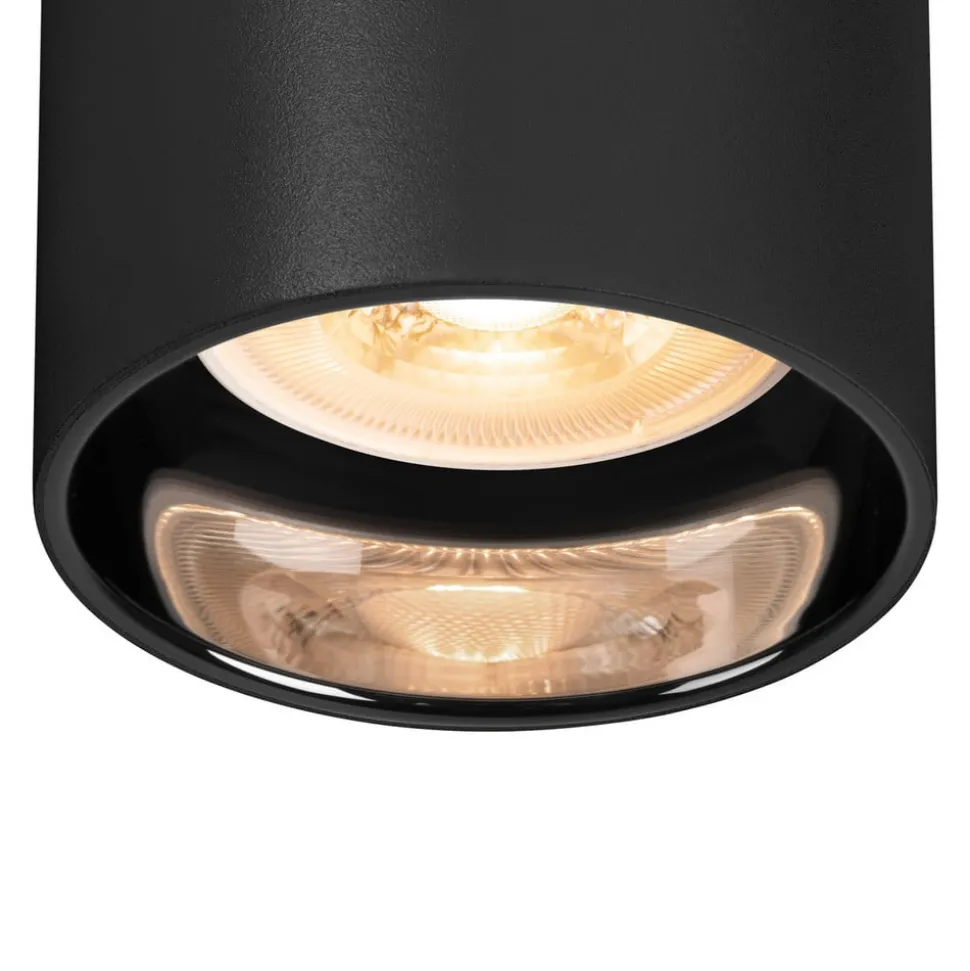 SLV Asto Tube GU10-spot til 1-fase skinne, sort
