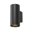 SLV Asto Tube væglampe, GU10, down, sort