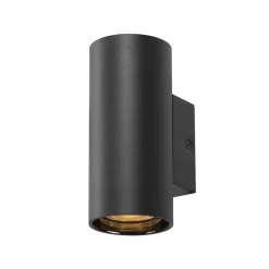SLV Asto Tube væglampe, GU10, down, sort
