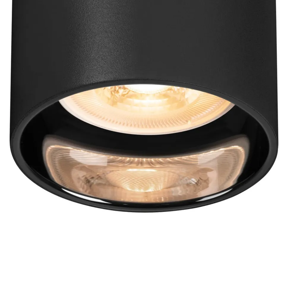 SLV Asto Tube væglampe, GU10, down, sort