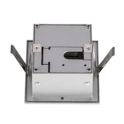 SLV Frame Curve LED-indbygningslampe sølv